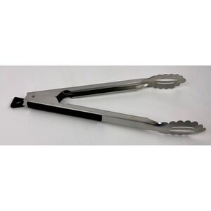Vista Co. Grill Tongs 16in Heavy Duty‎ Stainless Steel Cooking Serving